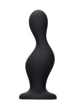 Wave Butt Plug - Black - obrazek 5
