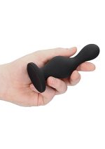 Wave Butt Plug - Black - obrazek 6