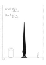 Ass Spike Dildo - 42 cm - Black - obrazek 4