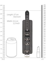 Bonded Leather Hand or Ankle Cuffs - With Adjustable Straps - obrazek 4
