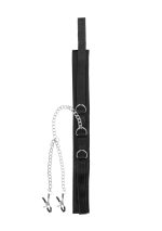 Velcro Collar With Nipple Clamps - With Adjustable Straps - obrazek 4