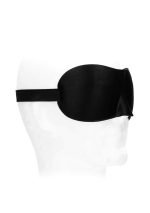 Satin Curvy Eye Mask - With Elastic Straps - obrazek 4