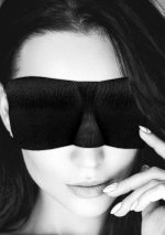 Satin Curvy Eye Mask - With Elastic Straps - obrazek 6