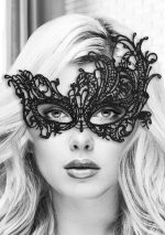 Lace Eye-Mask - Royal - obrazek 5