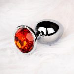 Round Gem Butt Plug - Small - obrazek 9