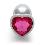 Heart Gem Butt Plug - Small - obrazek 5