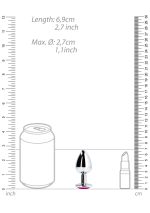 Heart Gem Butt Plug - Small - obrazek 9