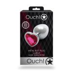 Heart Gem Butt Plug - Large - obrazek 2