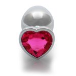 Heart Gem Butt Plug - Large - obrazek 5
