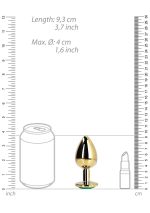 Round Gem Butt Plug - Large - obrazek 9