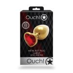 Heart Gem Butt Plug - Large - obrazek 2