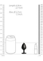 Round Gem Butt Plug - Small - obrazek 9