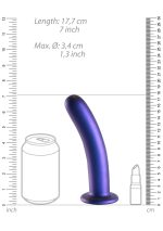 Smooth Silicone G-Spot Dildo - 7'' / 17 cm - obrazek 7