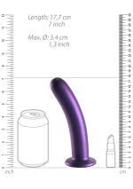 Smooth Silicone G-Spot Dildo - 7'' / 17 cm - obrazek 7