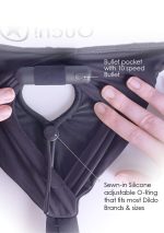 Vibrating Strap-on Thong with Removable Rear Straps - XS/S - obrazek 12