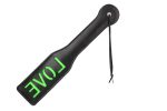 'Love'' Paddle - Glow in the Dark - Black/Neon Green - obrazek 3