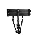Belt with Vibrator Holder - Black - obrazek 5