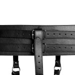 Belt with Vibrator Holder - Black - obrazek 7