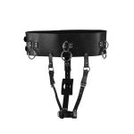 Belt with Vibrator Holder - Black - obrazek 8