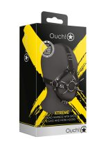 Head Harness with Spider Gag and Nose Hooks - Black - obrazek 2