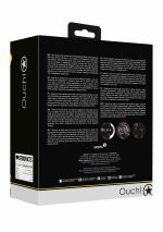 Blindfolded Mask with Breathable Ball Gag - Black - obrazek 3