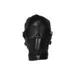 Blindfolded Mask with Breathable Ball Gag - Black - obrazek 9