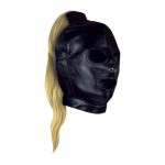 Mask with Blonde Ponytail - Black - obrazek 9