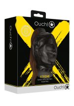 Mask with Brown Ponytail - Black - obrazek 2