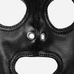 Mask with Brown Ponytail - Black - obrazek 4