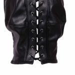 Mask with Brown Ponytail - Black - obrazek 8