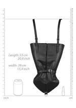 Zip-up Full Sleeve Arm Restraint - Black - obrazek 13