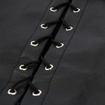 Lace-up Full Sleeve Arm Restraint - Black - obrazek 6