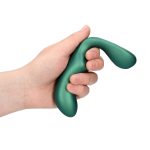 Pointed Vibrating Prostate Massager with Remote Control - Metallic Green - obrazek 7