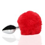 Bunny Tail with Metal Butt Plug - obrazek 5