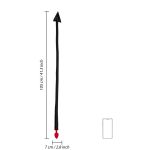 Silicone Anal Plug Devil's Tail - obrazek 6