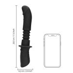 Hand Held Vibrating and Thrusting Sex Machine - Black - obrazek 14