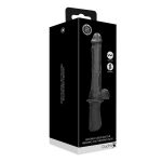 Hand Held Liquid Silicone Vibrating and Thrusting Sex Machine - Black - obrazek 3