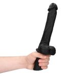 Hand Held Liquid Silicone Vibrating and Thrusting Sex Machine - Black - obrazek 9