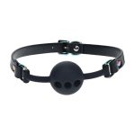Venice Collection - Silicone Ball Gag - Black