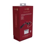 Milan Collection - Collar with Leash - Black/Red - obrazek 3