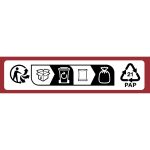 Milan Collection - Collar with Leash - Black/Red - obrazek 4