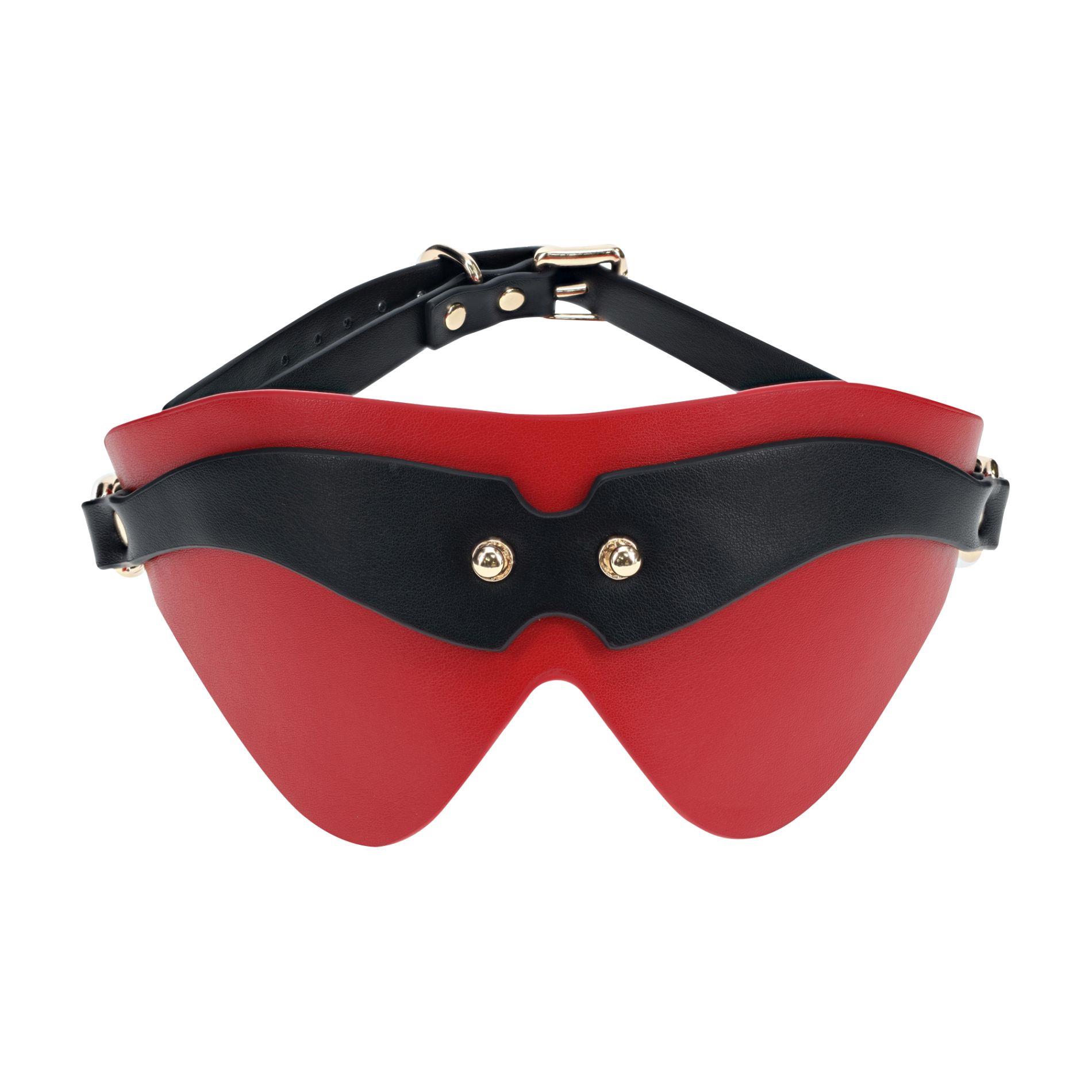 36-OU965BLKRD_01 Milan Collection - Blindfold - Black/Red - obrazek 1