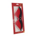 Milan Collection - Blindfold - Black/Red - obrazek 2