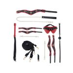 Milan Collection - Kit with Bag - Black/Red - obrazek 3