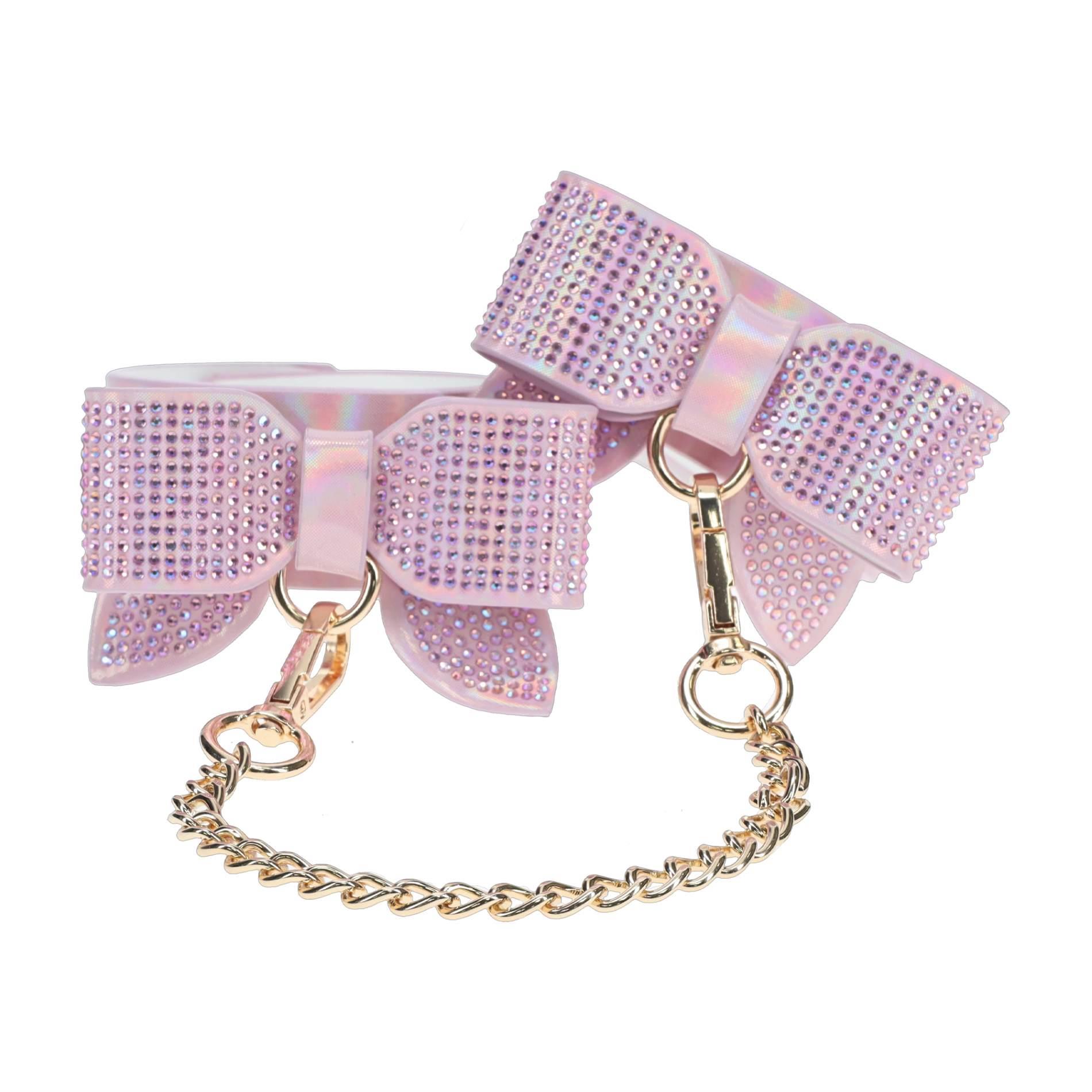 36-OU982PNK_01 Paris Collection - Leg Cuffs - Pink - obrazek 1
