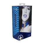 Florence Collection - Collar with Leash - Blue - obrazek 2