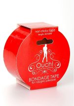 Bondage Tape - Red - obrazek 2