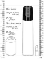 Automatic Cyber Pump with Masturbation Sleeve - Transparent - obrazek 3