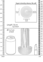 Automatic Cyber Pump with Masturbation Sleeve - Transparent - obrazek 4