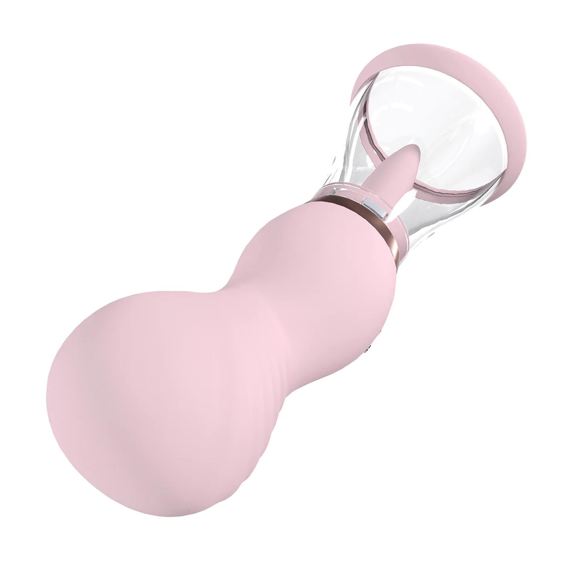 36-PMP047PNK_01 Sensual - Rechargeable Vulva and Breast Pump - Pink - obrazek 1